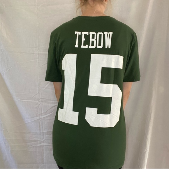 Nike Authentic NFL New York Jets Tebow Green Tee - Picture 3 of 8